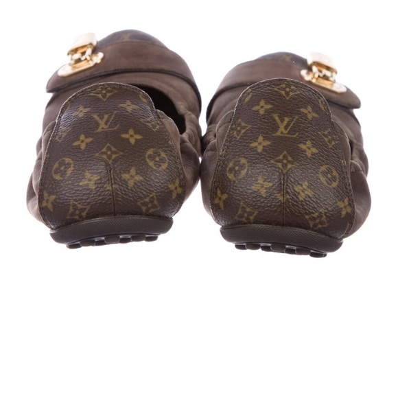Louis Vuitton Monogram Lockit Ballet Flats - Picture 3 of 6